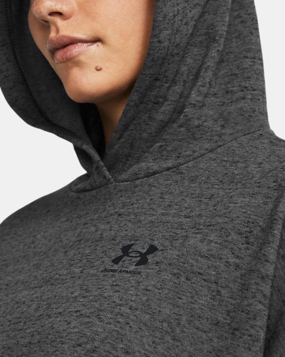 Women's UA Rival Terry Oversized Hoodie in Gray image number 2
